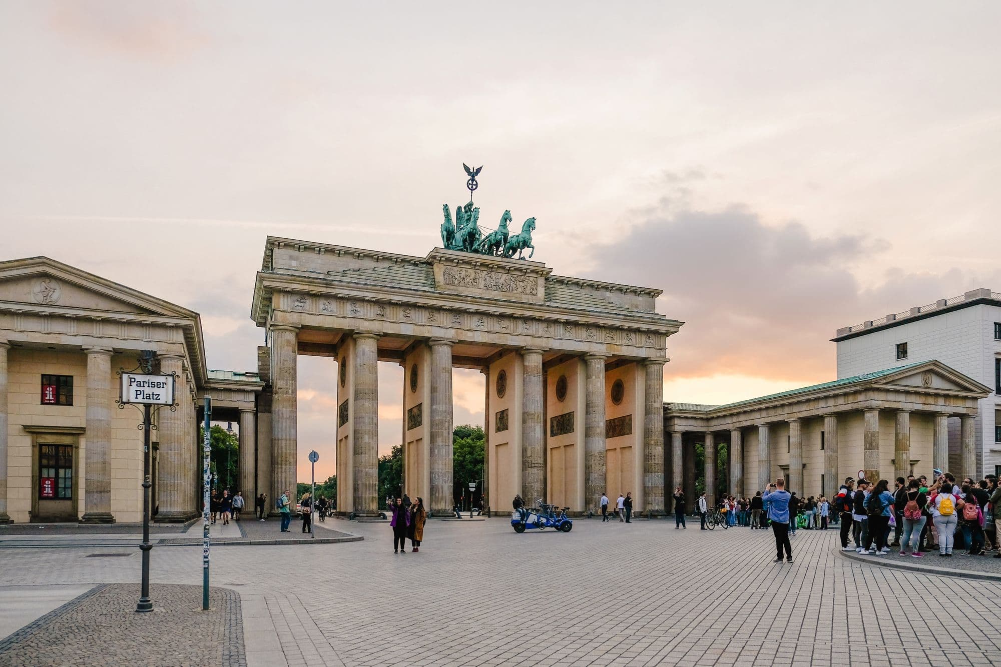 A street scene in Germany